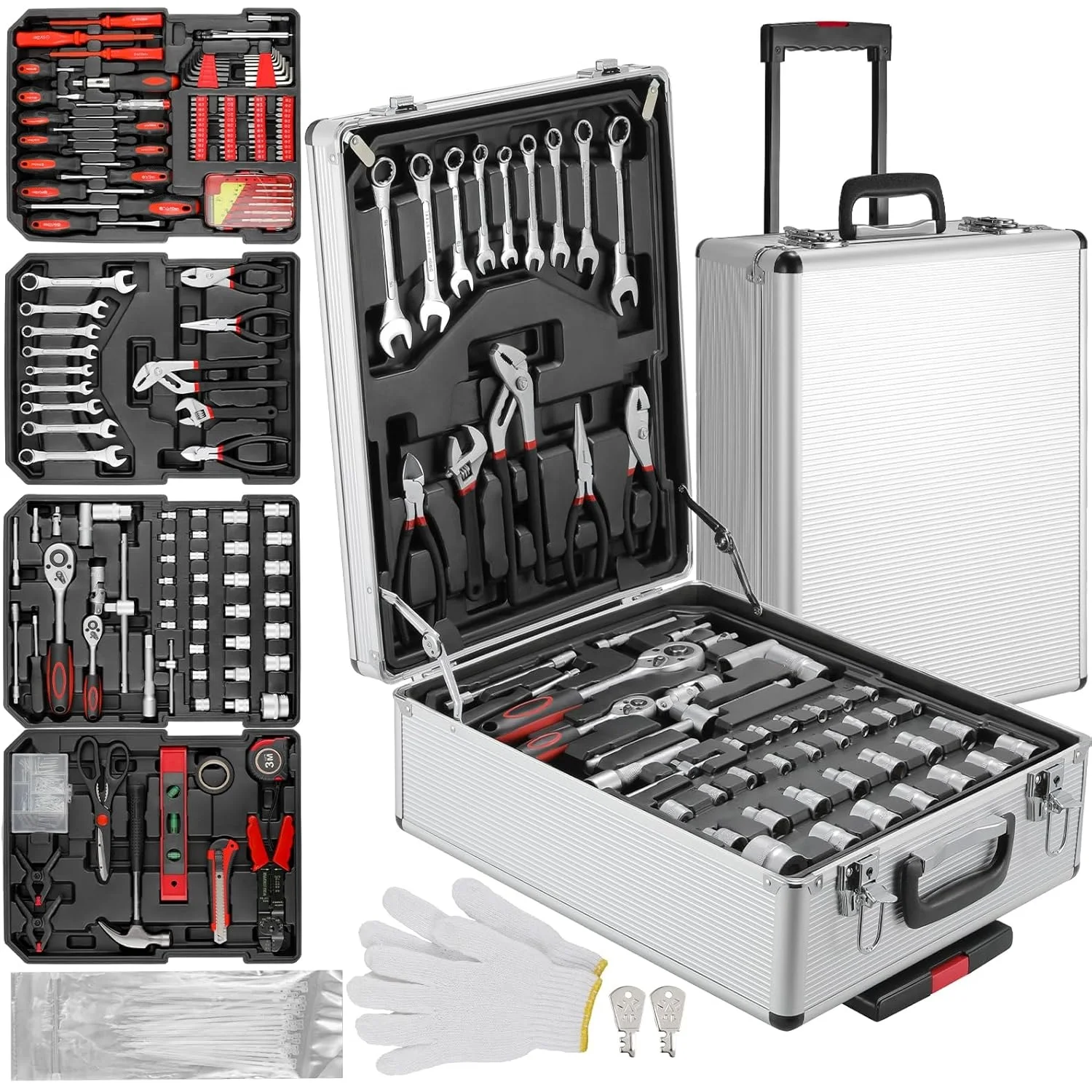 Power Tools Catalogue - Maletín de herramientas de 799 piezas,