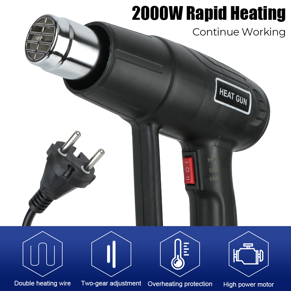 Pistola de aire caliente eléct - Heat Gun Variable reseña y precio