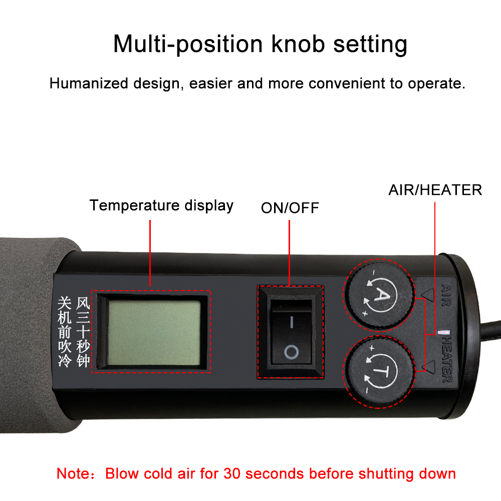 Pistola de aire caliente Digit - Heat Gun Variable reseña y precio