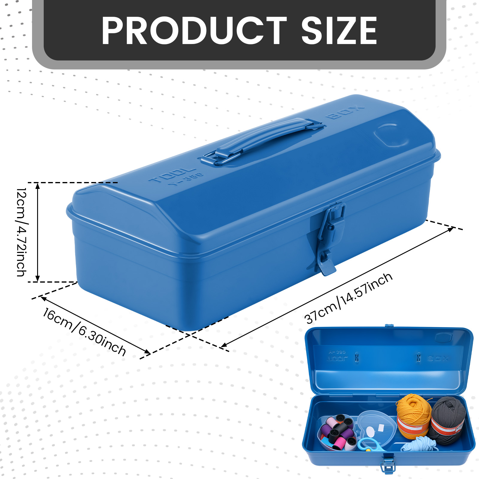 Caja de Herramientas Metálica  - Power Tools Catalogue reseña y precio