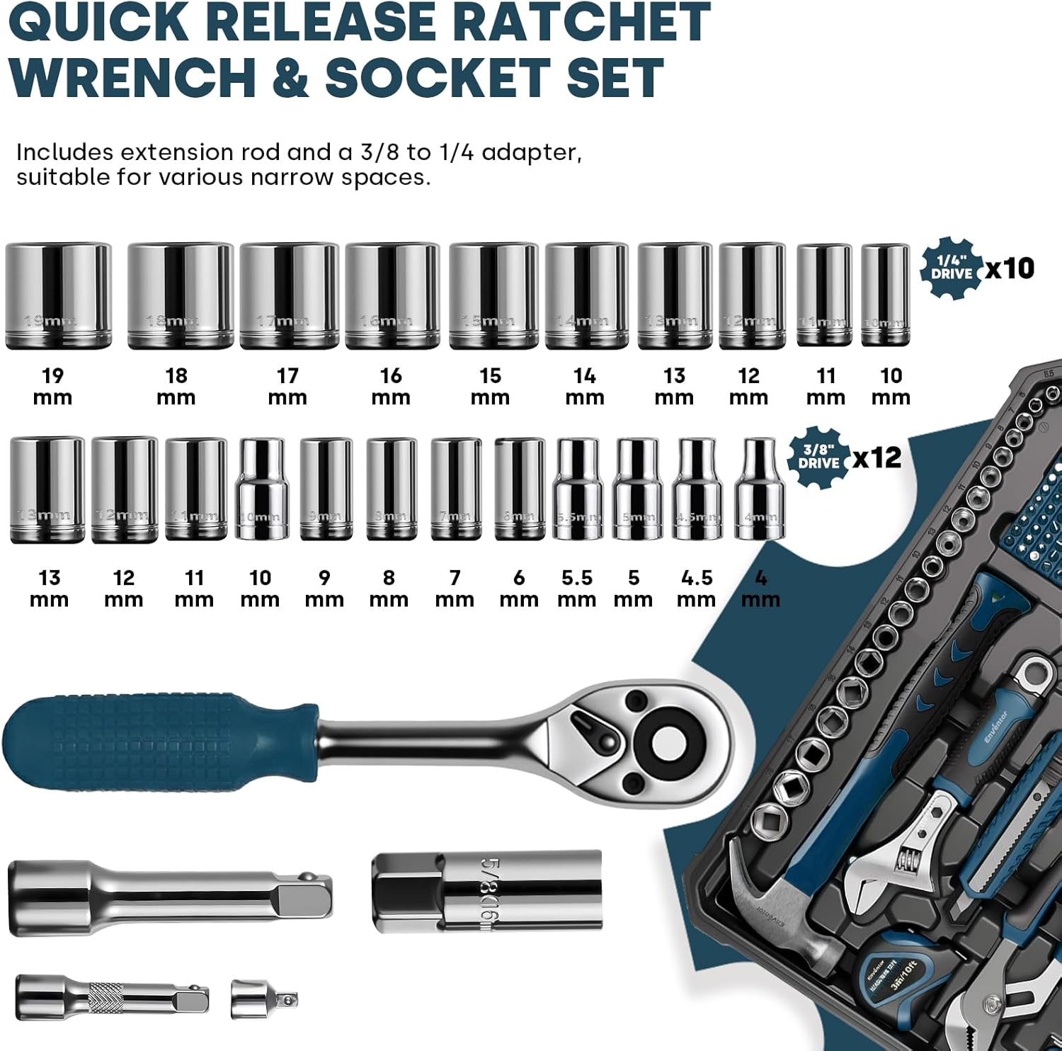 Juego de Herramientas Enventor - Power Tools Catalogue reseña y precio