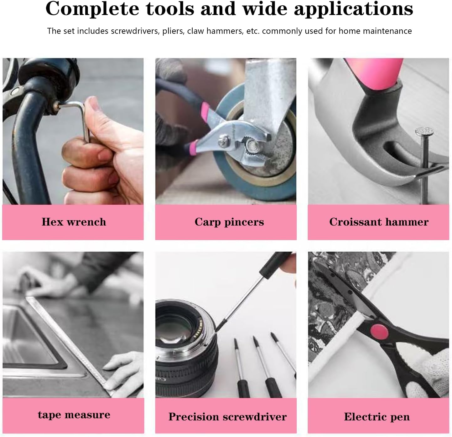 Kit de Herramientas Rosa de 39 - Power Tools Catalogue reseña y precio